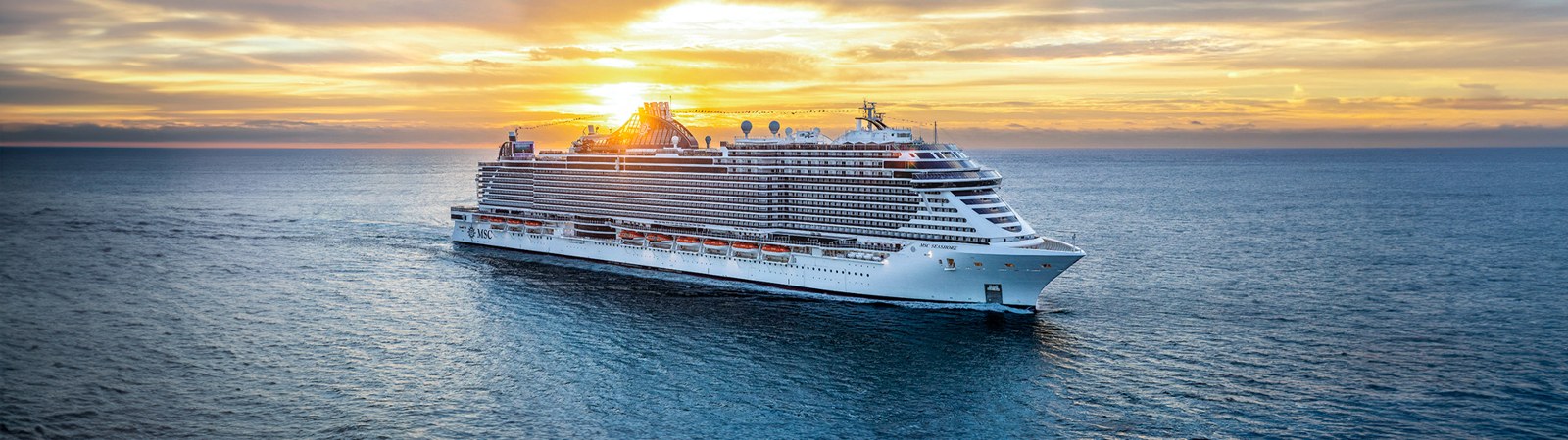 MSC Seashore at sea
