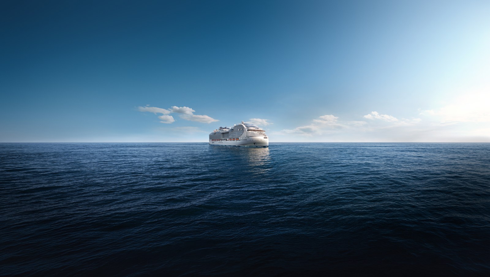 Artist rendering of MSC World Atlantic at sea